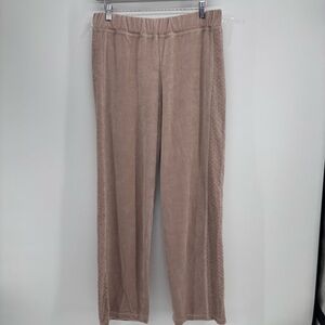 Privacy by Madeleine‎ Velour Track Suit Pants ONLY Size 12 Leisure Cozy Cabin